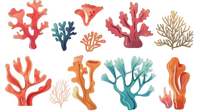 Cartoon Shaped Coral - a whimsical and playful visual. The coral's cartoonish design brings a fun and creative touch to the scene.