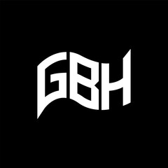 GBH logo design, GBH simple and modern logo. GBH luxurious alphabet design