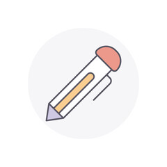 Pen  vector icon stock illustration