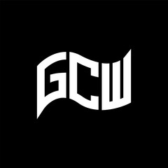 GCW logo design, GCW simple and modern logo. GCW luxurious alphabet design