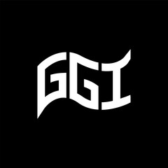 GGI logo design, GGI simple and modern logo. GGI luxurious alphabet design