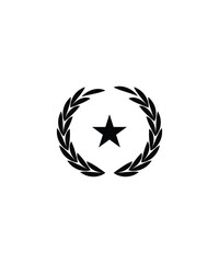 army badge icon, vector best flat icon.