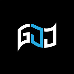 GJJ logo design, GJJ simple and modern logo. GJJ luxurious alphabet design