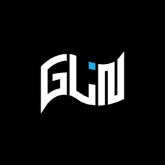 GLN logo design, GLN simple and modern logo. GLN luxurious alphabet design