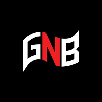 GNB logo design, GNB simple and modern logo. GNB luxurious alphabet design
