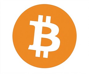 Биткойн-плакат, логотип Биткойна