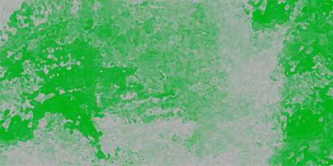 Abstract green background or green paper background. Rough background with illustration. Wall green background texture. Grungy old rough paper vintage style color stained illustration.