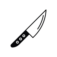 Knife  vector icon stock illustration