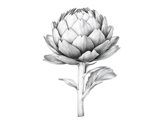 Obraz premium Artichoke, organic vegetable, sketch. Vintage retro print, artichoke food, botanic ink style drawing, linear drawing, engrave old school. Sketch artwork silhouette artichoke. Illustration