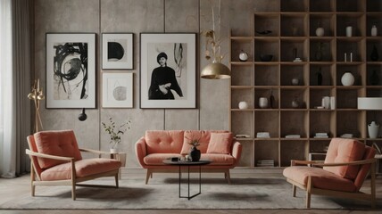 "Modern Luxury, Stylish Sofa, and Chic Living Room Decor"
