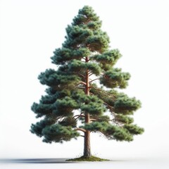 tree on white isolated background
