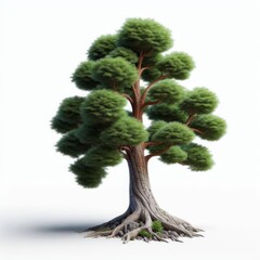 Fototapeta premium tree on white isolated background 
