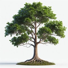 tree on white isolated background
