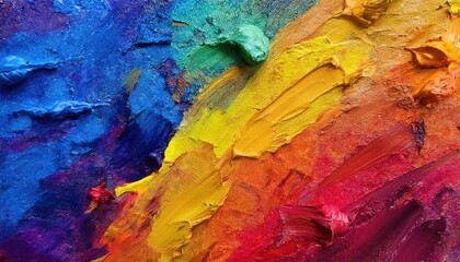 Naklejka premium Colorful Texture Paint Background: Creative Abstract Art for Concrete Wallpaper