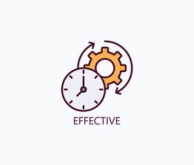 Effective Vector, Icon Or Logo Sign Symbol Illustration 
