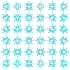Christmas Ornamental Snowflakes Pattern Texture Background Vector