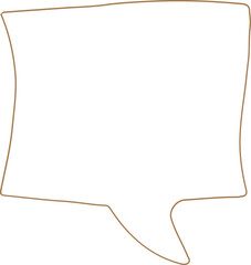Speech Bubble Talk Line Art