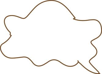 Speech Bubble Talk Line Art