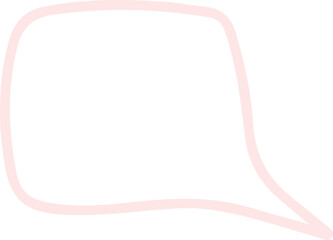 Speech Bubble Talk Line art