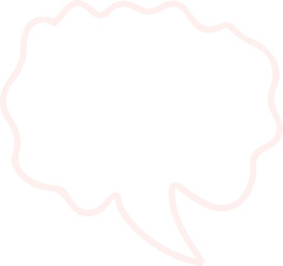 Speech Bubble Talk Line art