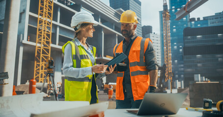Technical Inspector Interviewing a Construction Manager on Behalf of an Occupational Health and...