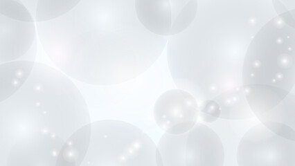 Abstract Gray Circles, Dynamic Light and Shadows Vector Background