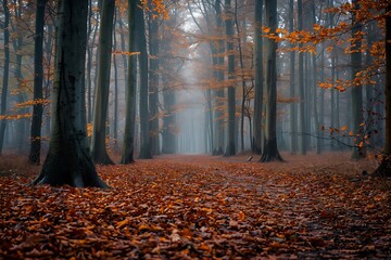 Fototapeta premium autumn in the forest