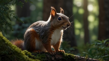 squirrel in the forest