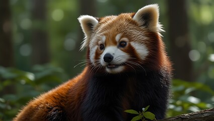 Obraz premium red panda or panda