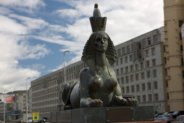 Fototapeta premium Russia Saint Petersburg city view on a summer cloudy day