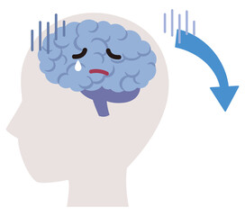 脳のストレス　疲労