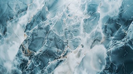 Obraz premium Abstract blue and white marble texture.