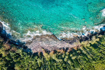 Beautiful Koh Kood island with tropical sea and lush jungle in summer