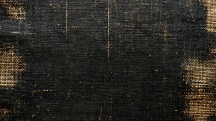black canvas fabric background