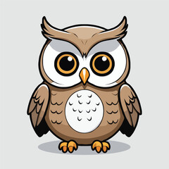Cute Cartoon owl  