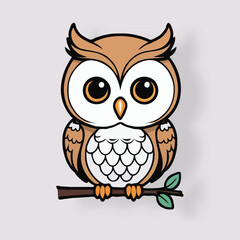 Cute Cartoon owl  