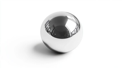 Small, detailed disco mirror ball with scattered light beams, isolated against a clean white backdrop