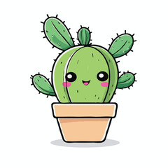 Cute Kawaii Cactus 
