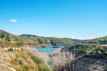 The scenic view of Naras Dam near Manavgat which is known for hiking, trekking and camping in Antalya