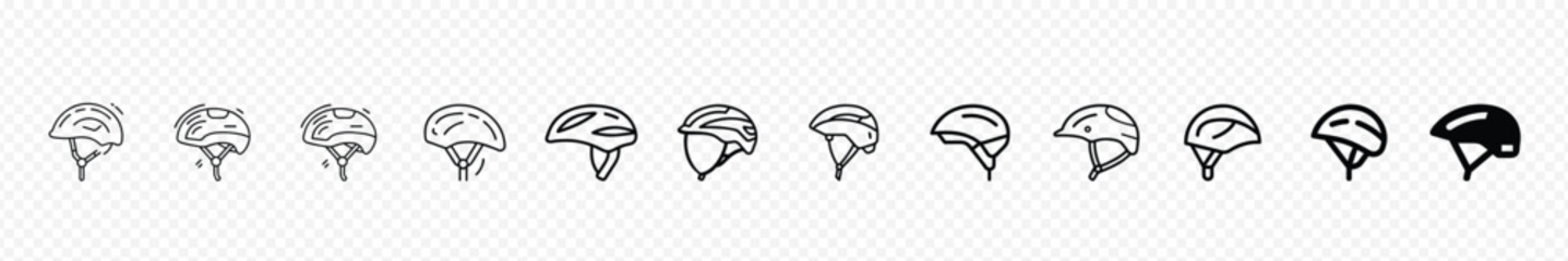sport bike helmet. bicycle helmets icon, Cycling icons. Simple Icon helmet. bicycle helmet icon, 