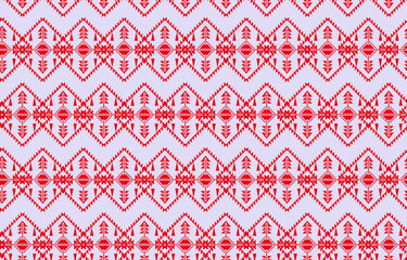 Beautiful colorful ethnic geometric American seamless patterns