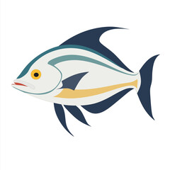 dolphine fish  ilustration vector