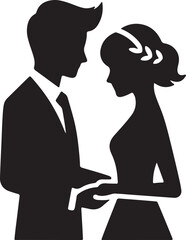 Newly married couple