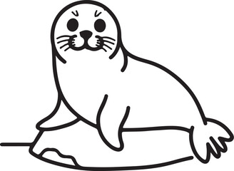 A cute Seal vector