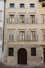 Typical house in the old town of Trento