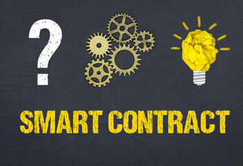 Obraz premium Smart Contract 