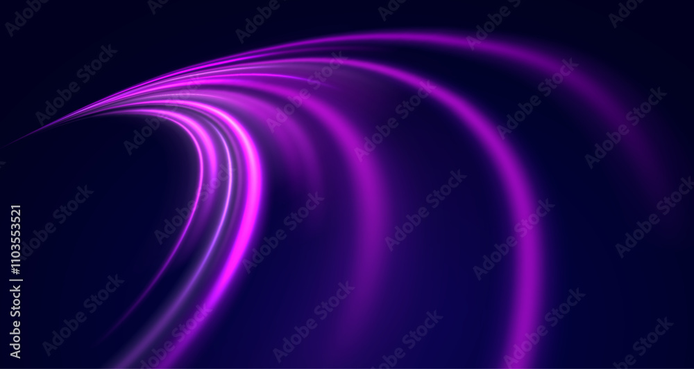 Sticker laser beams luminous abstract sparkling isolated on a transparent background. abstract background in