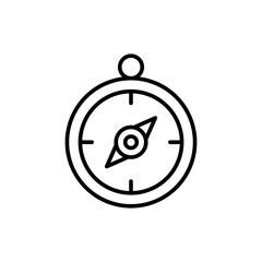 Compass outline icons, minimalist vector illustration ,simple transparent graphic element .Isolated on white background