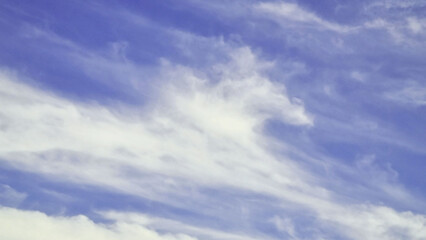 Fototapeta premium Photograph of a clear sky near noon over Don Mueang Airport, Thailand.