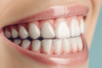 Patient testing a digitally printed temporary veneer to preview cosmetic results